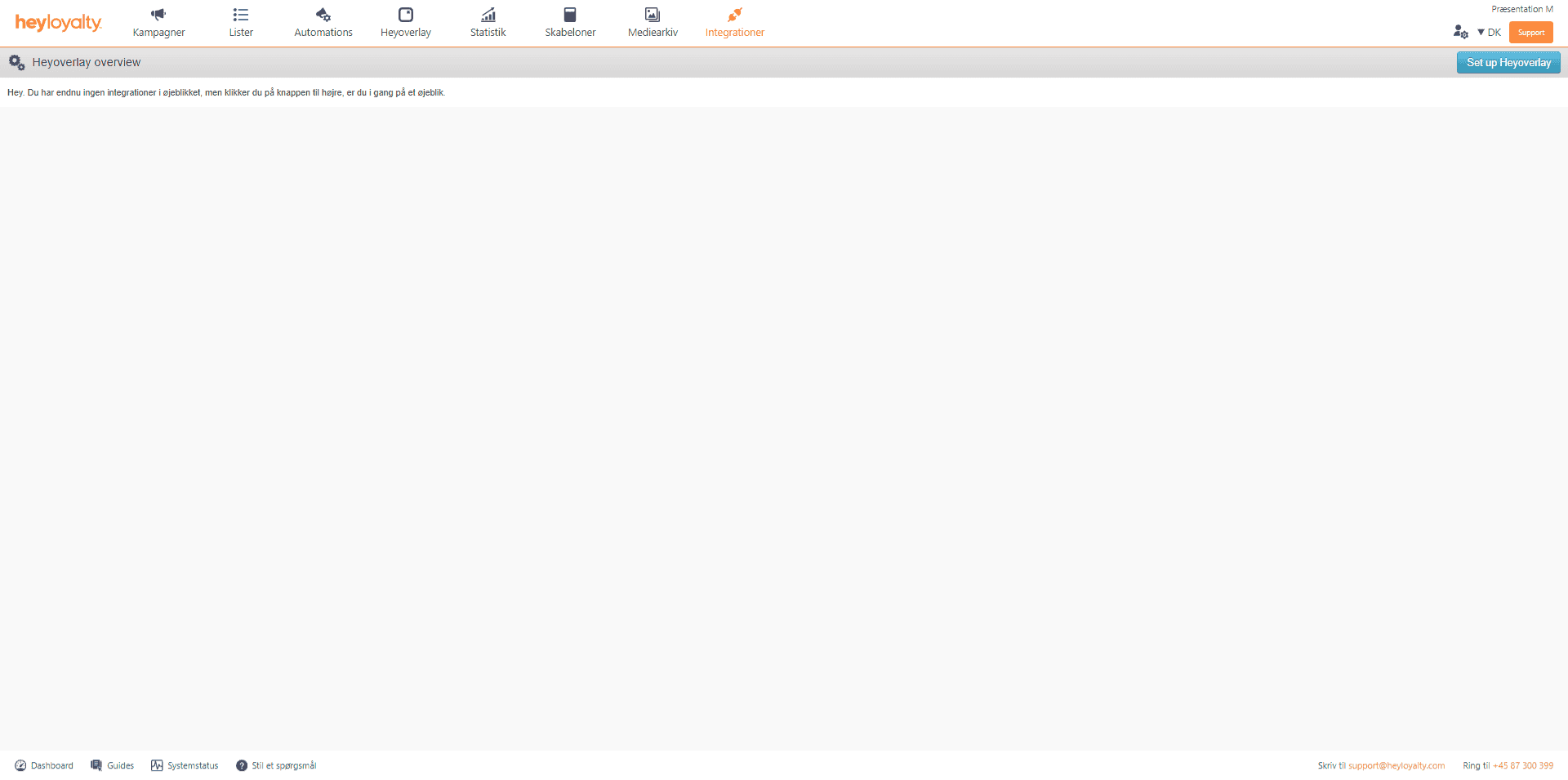 Opsæt Onsite Campaigns integration