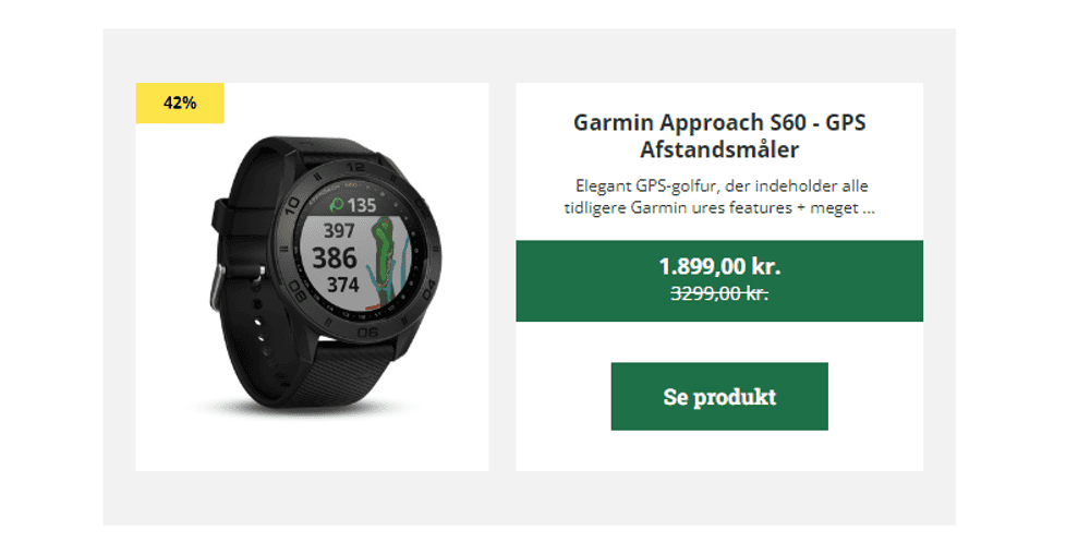 Visning af produktinteresse