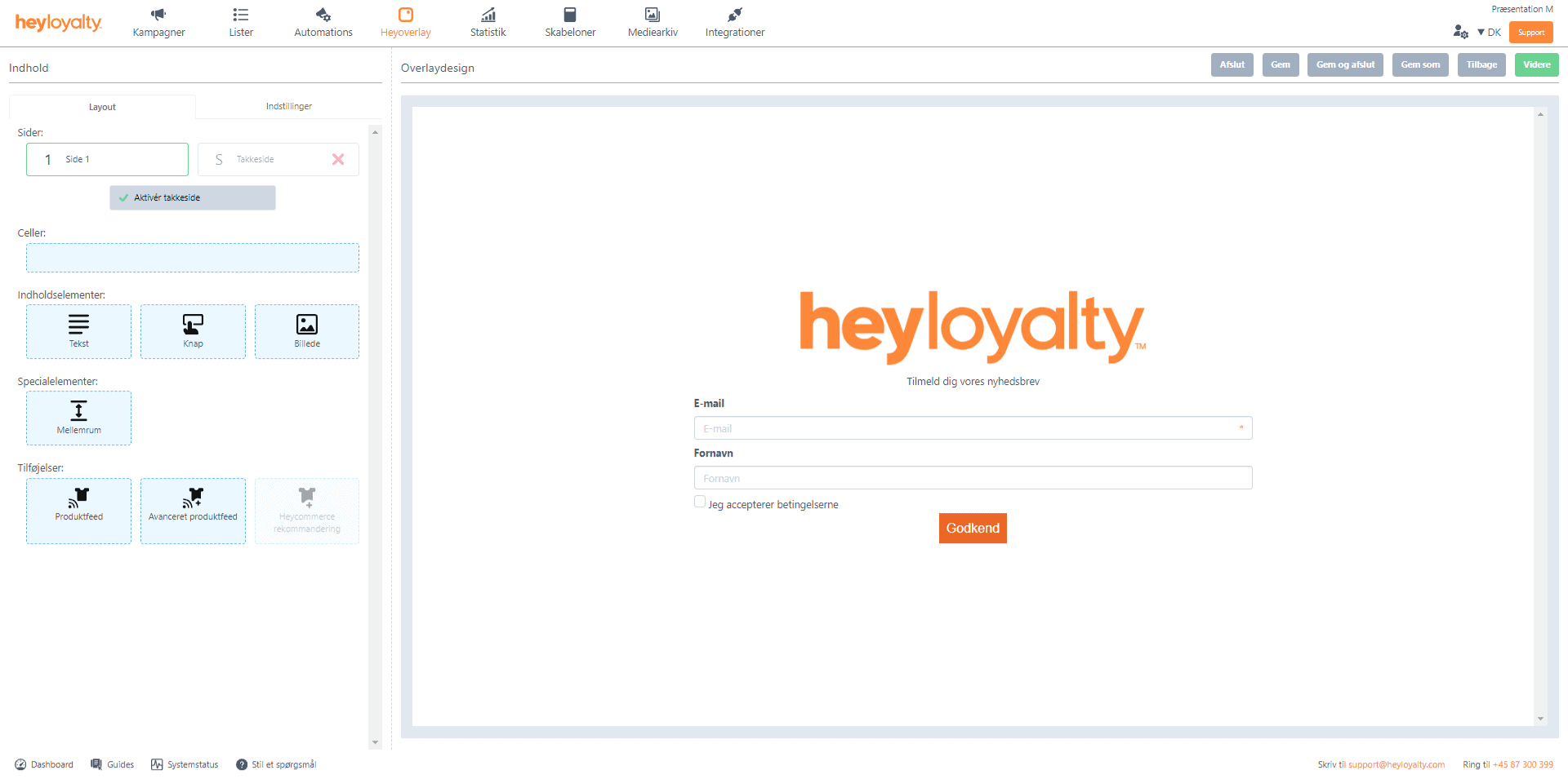 Design din landingpage